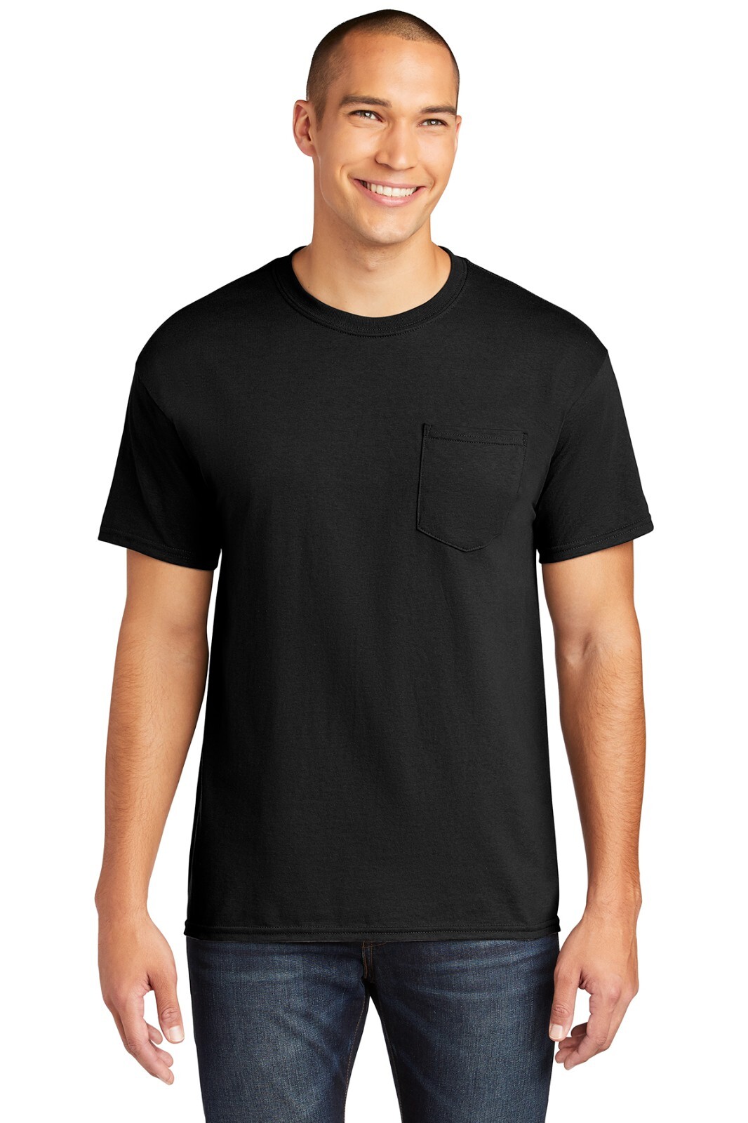 Pack Of 3 Gildan 5300 Mens Short Sleeve Heavy Cotton Stylish Pocket T-Shirt gallery