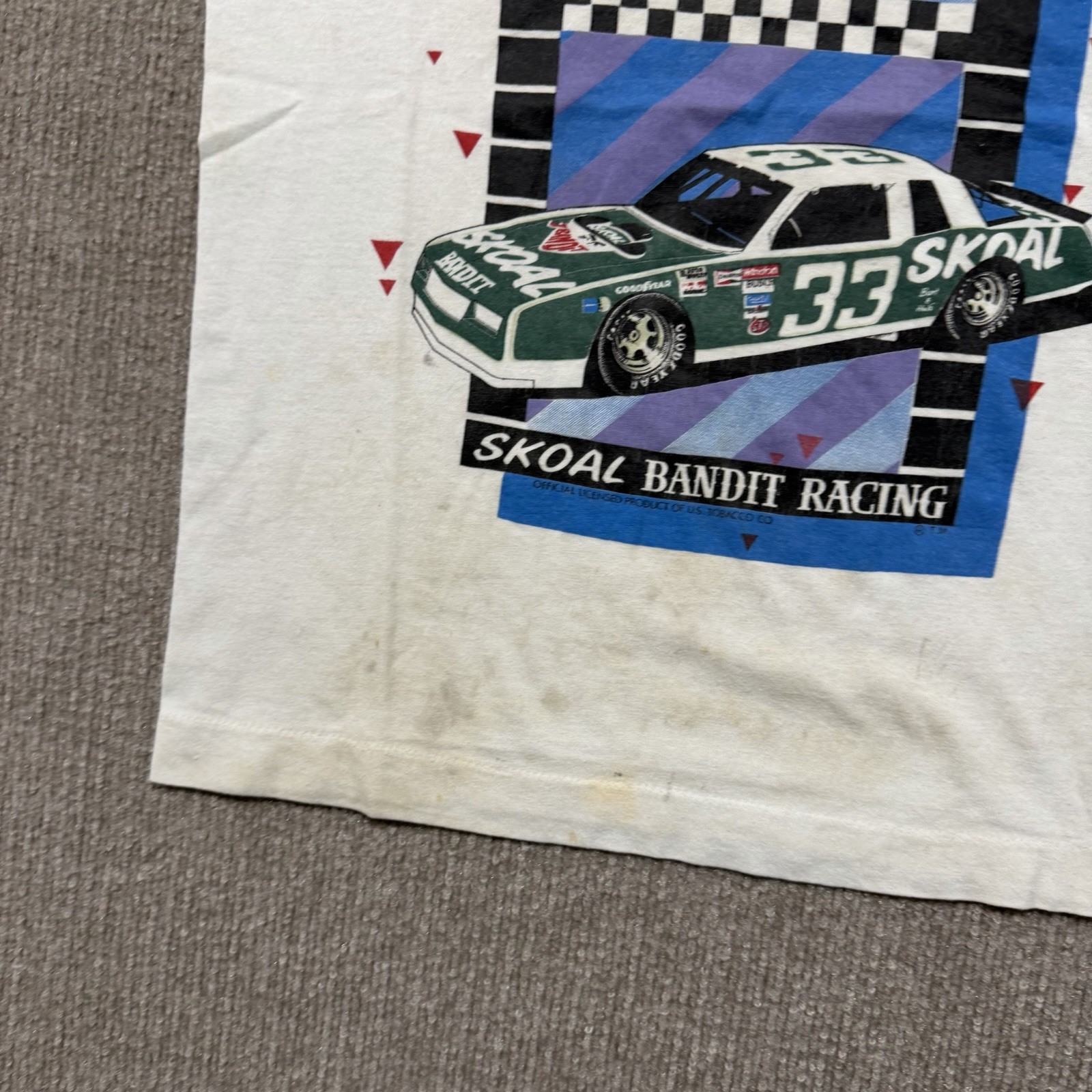 Vintage Harry Gang Skoal Bandit T Shirt Mens S 80s NASCAR Racing USA gallery