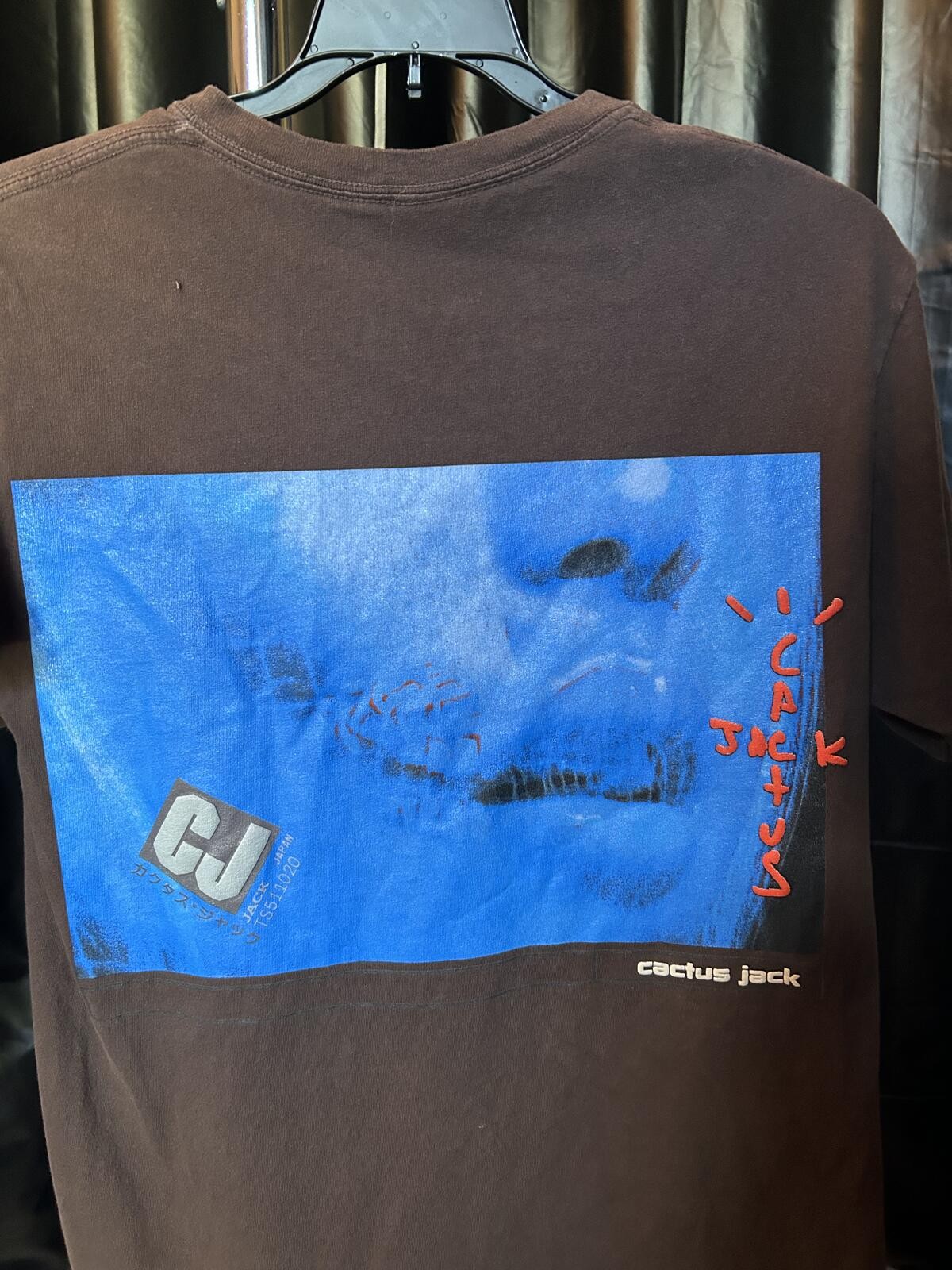 Cactus Jack Travis Scott Brown Graphic T-Shirt Size M gallery
