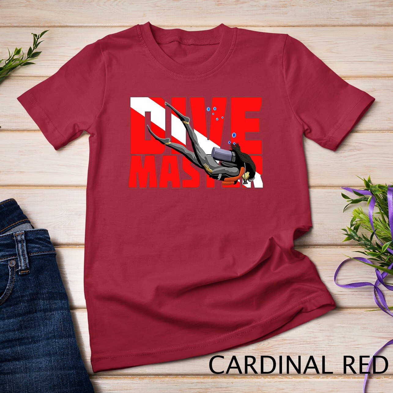 Woman Scuba Diving Dive Master T-Shirt Unisex T-shirt gallery
