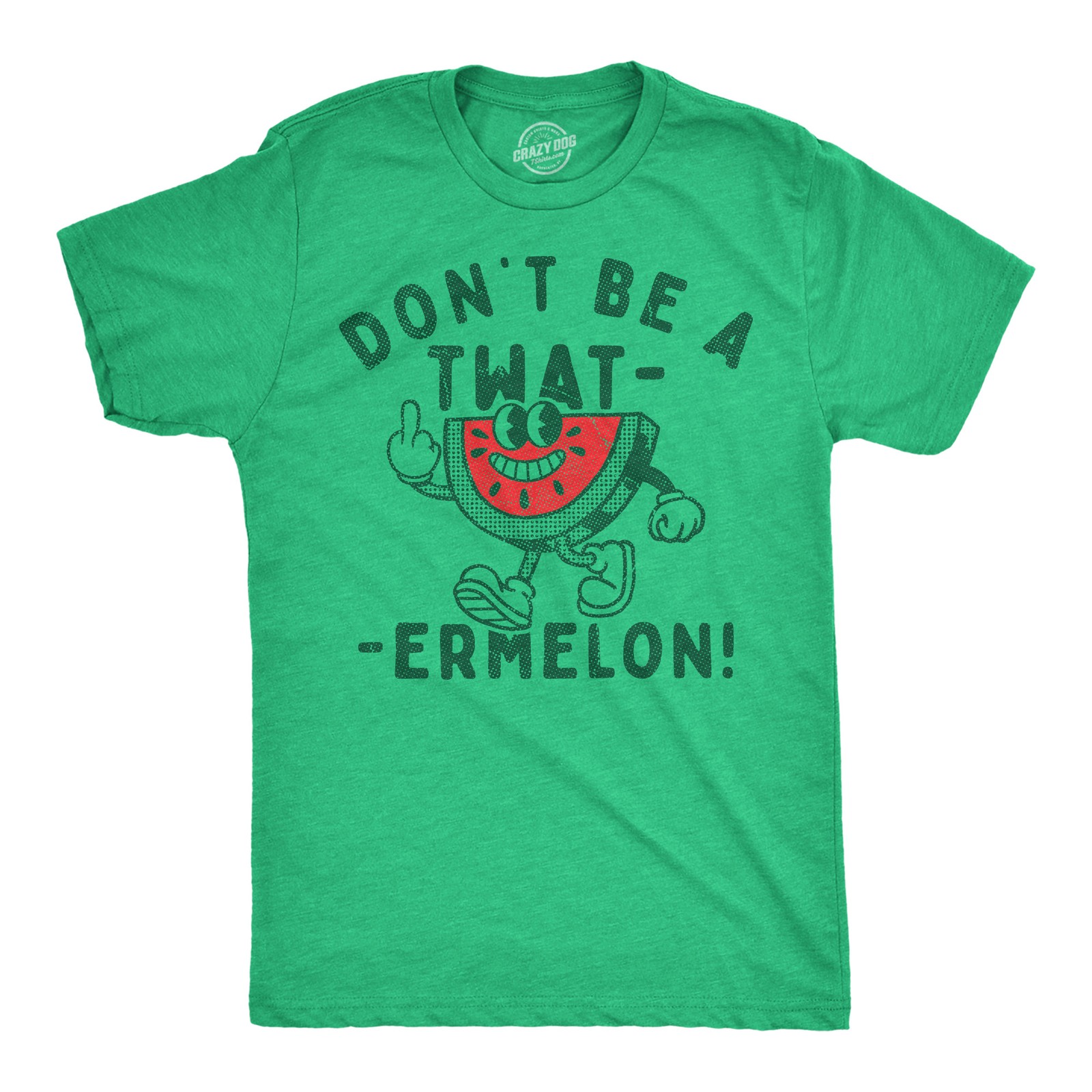 Mens Funny T Shirts Dont Be A Twatermelon Sarcastic Graphic Novelty Tee for Men gallery