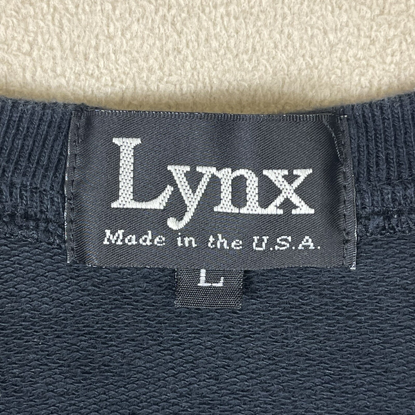 Lynx Mens L V Neck Vest Black Embroidered Logo 100% Cotton gallery