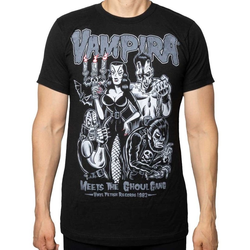 Kreepsville Vampira Meets Ghoul Gang Shirt Tee Gothic Horror S-M-L-XL-2X-3X NWT gallery