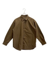 Authentic DESCENTE ALLTERRAIN SOLOTEX L/S SHIRS Ｍ Brown Men #6819