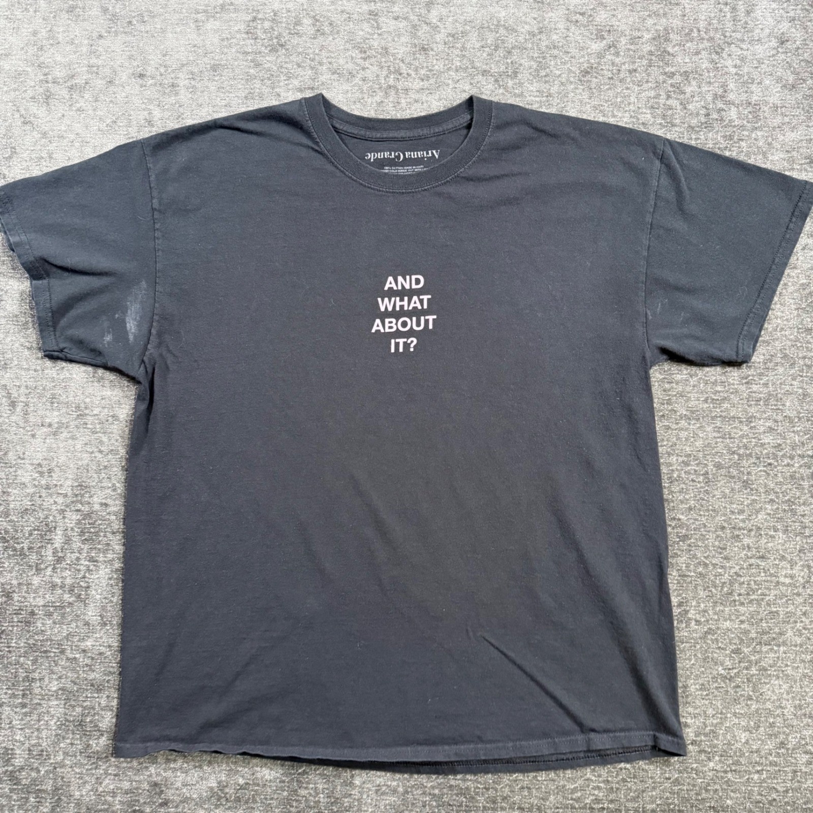 Ariana Grande Sweetener 2018 Album Tracklist T-Shirt Black Size XL Merch gallery