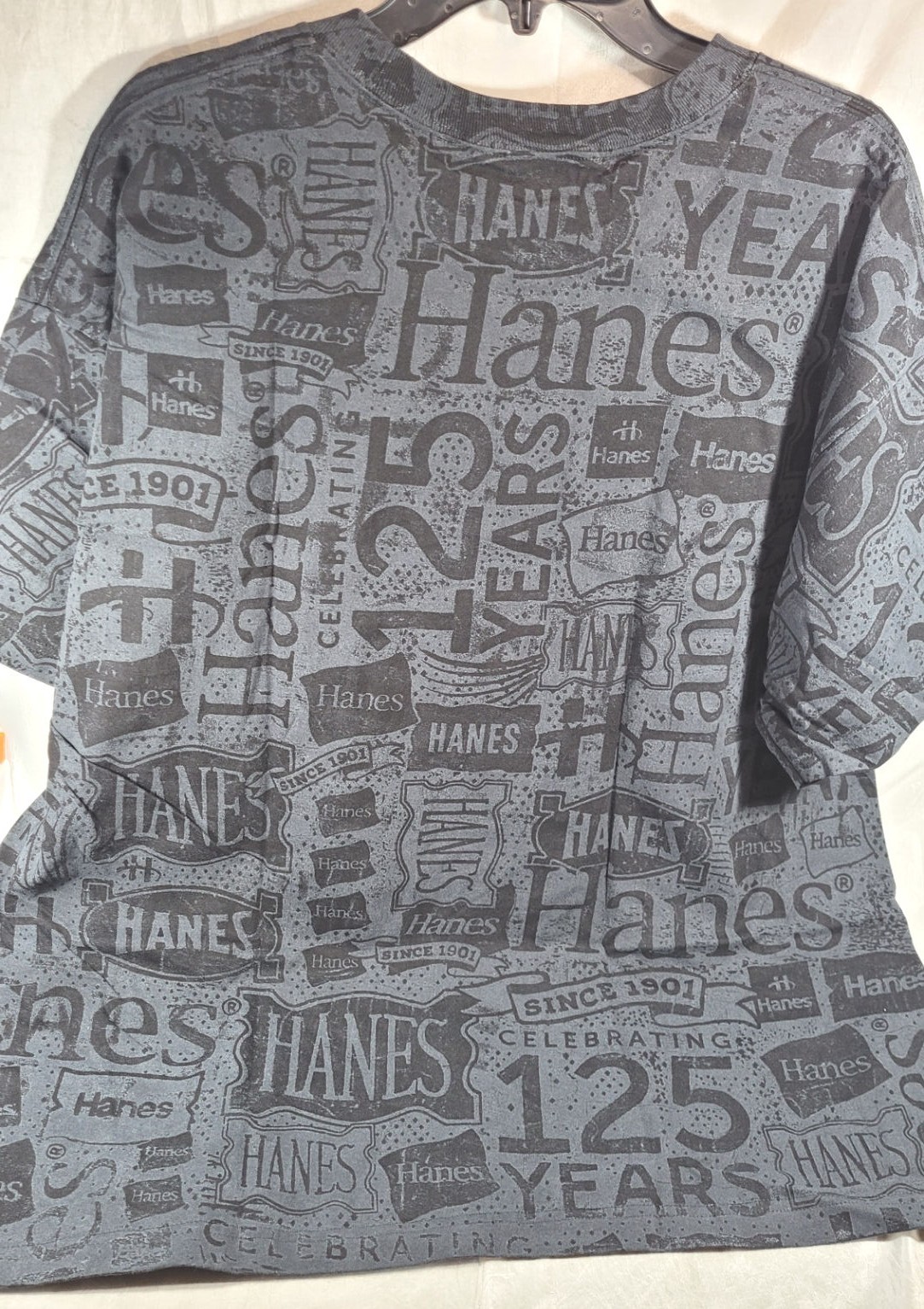 Hanes Beefy-T 125 Year Anniversary Ring Spun T-Shirt #5180 - Black - 2XL gallery