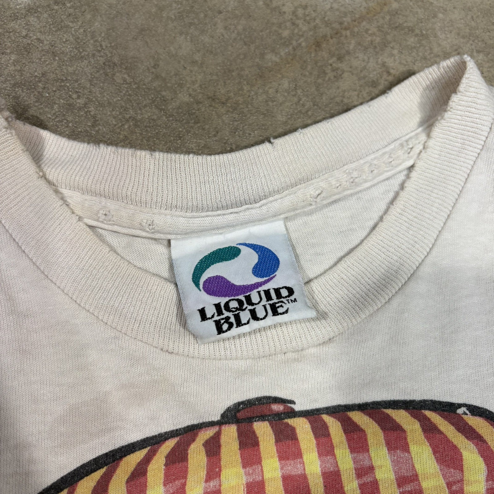 Vintage 1999 Liquid Blue Grateful Dead Rasta Bears Tie Dye Band T-Shirt Medium gallery