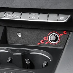 Compatible with A4 S4 B9 A5 S5 RS5 2017-2024 for Alcantara Center Console Cigar