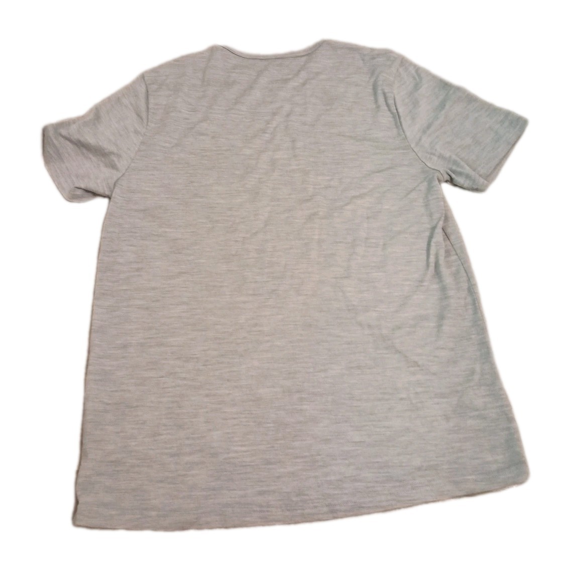 Unbound Merino T-shirt 100% Merino Wool Grey Heather Mens Size L gallery