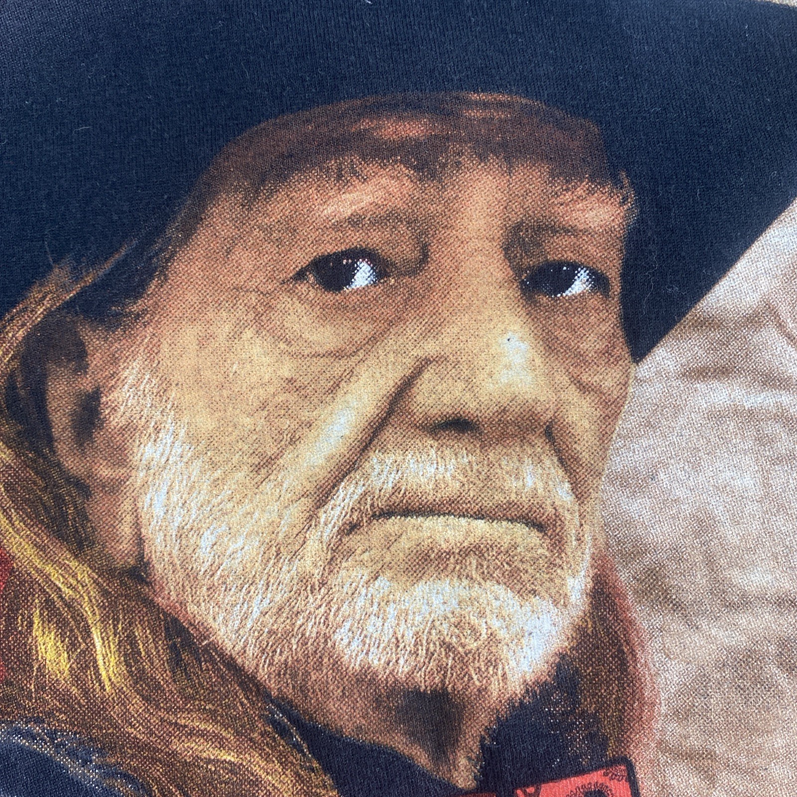 Willie Nelson Shirt Sz XL Mens Trigger In Concert Country Autumn Tour 2015 Black gallery