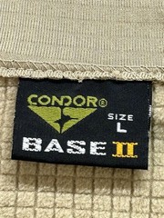 Condor Pullover Mens L Brown Tan Tactical Grid Fleece 1/4 Zip Base Layer Shirt