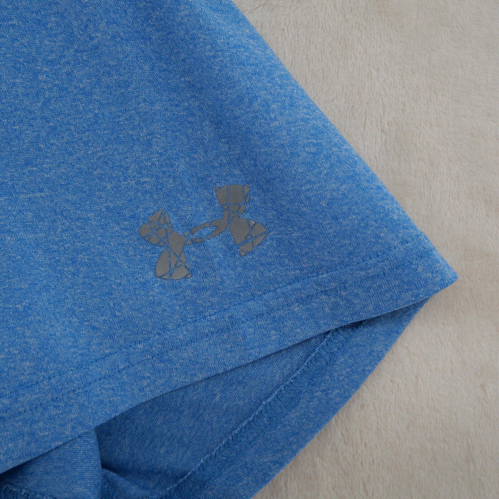 Under Armour Run Heatgear Loose Fit Men's Size XL Solid Blue Crew-Neck T-Shirt gallery
