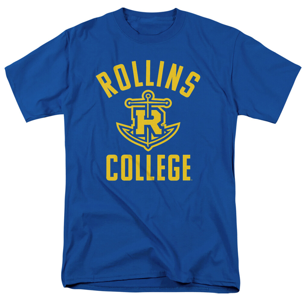 Rollins College Adult T-Shirt One Color Logo, Royal Blue, S-5XL gallery