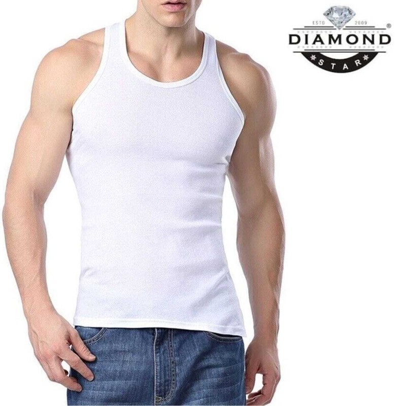 6-12 Pack Men's Tank Top 100% Cotton A-Shirt Wife Beater Undershirts Size S-4XL gallery