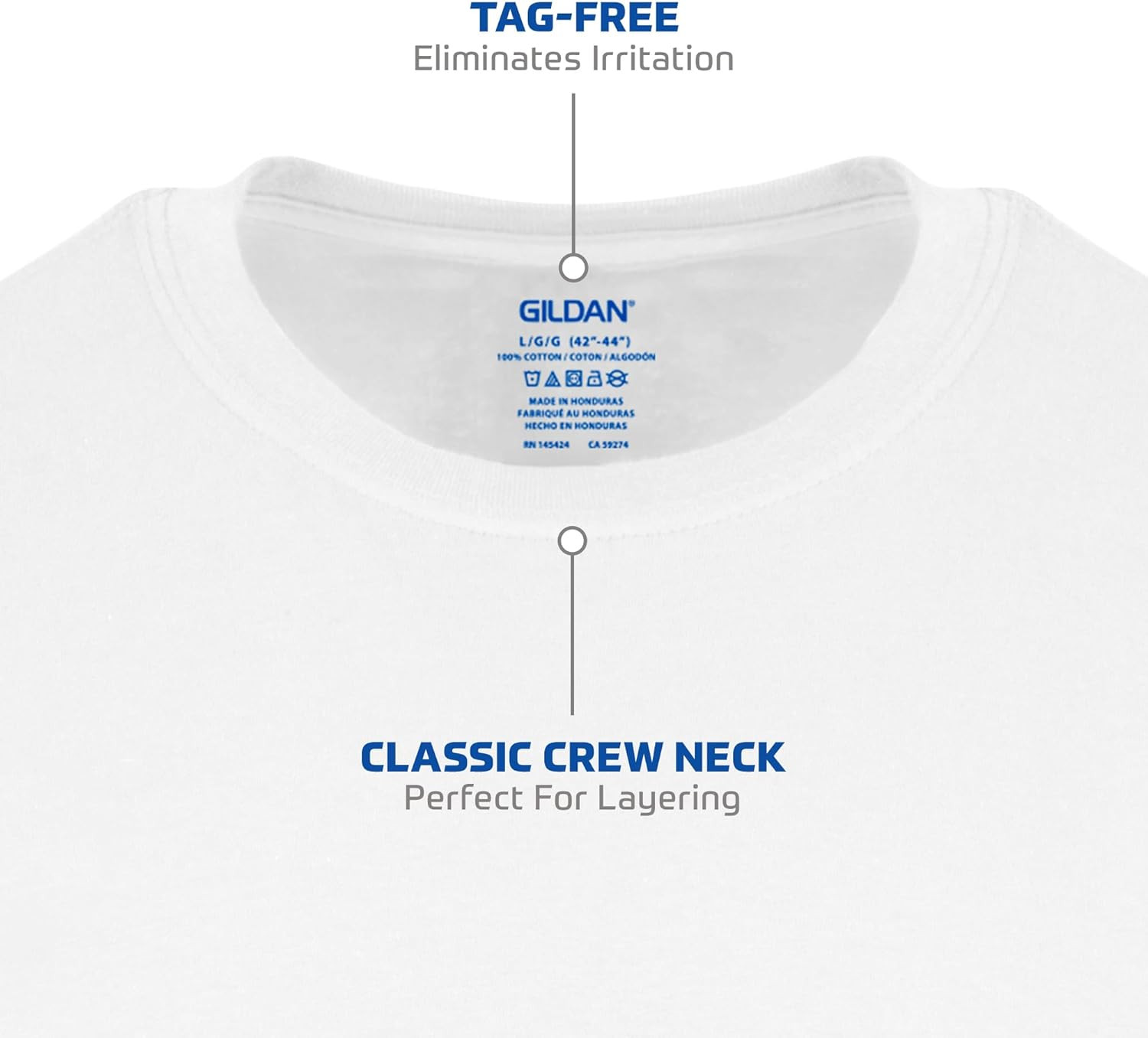 Men'S Crew T-Shirts, Multipack, Style G1100 gallery