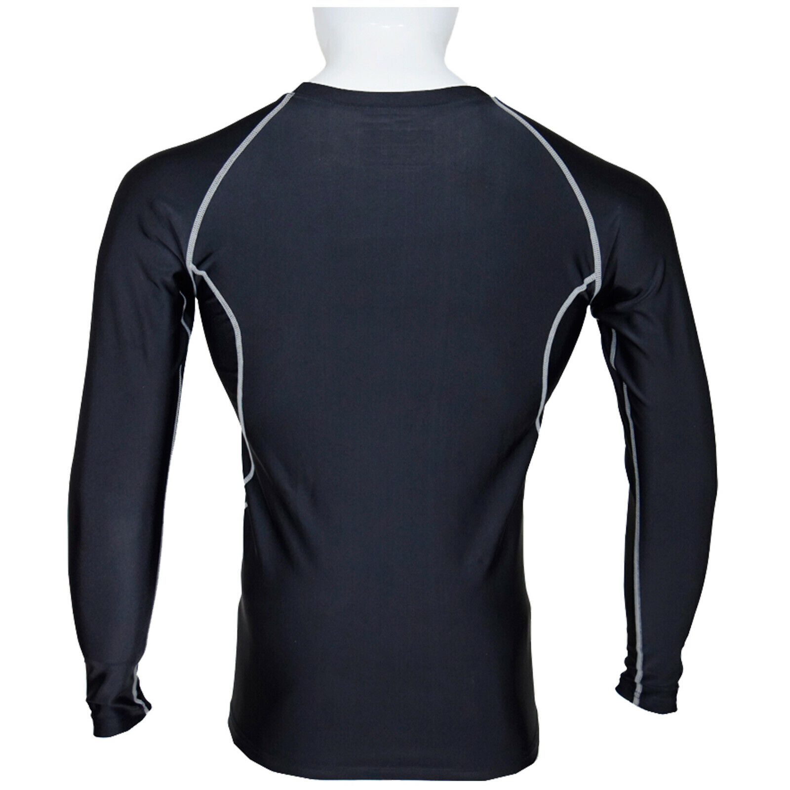 Men’s Compression Shirts Athletic Gym Training Workout Rash Guard Full Sleeve gallery
