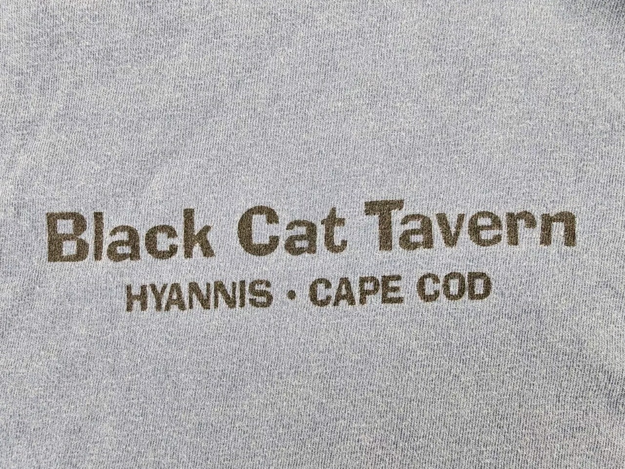 Black Cat Tavern Shirt Mens Medium Hyannis Cape Cod Massachusetts MA Adult A16 gallery