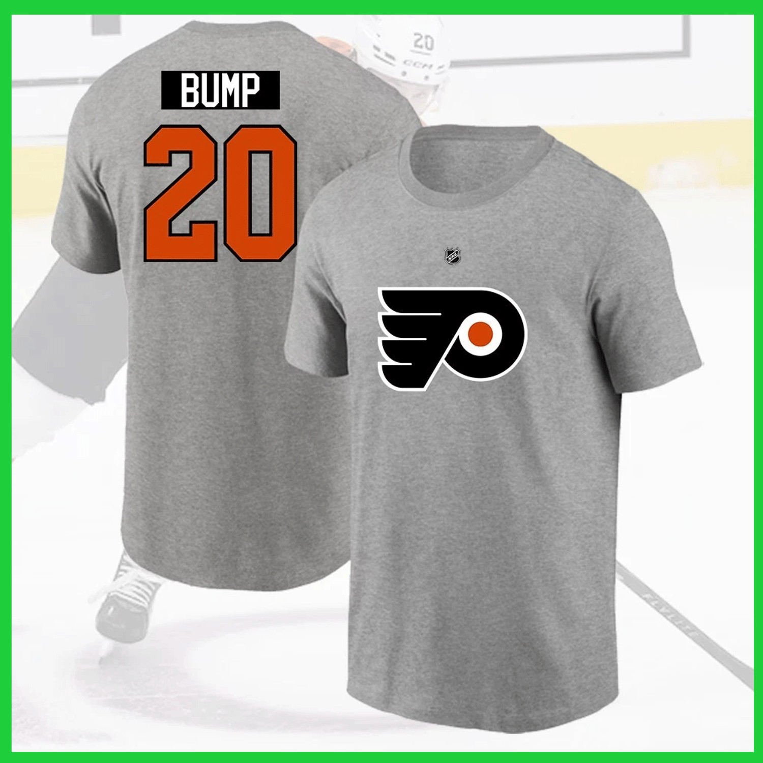 HOT - Alex #20 Bump Phil@delphia Flyer$ Team Name & Number Player Full Size Fans gallery
