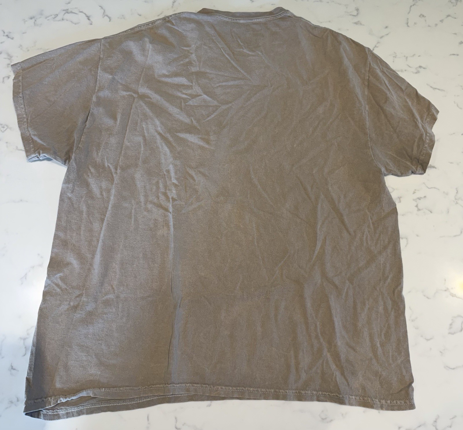 Nirvana Graphic T-Shirt Smiley Face Band Tee Distressed Gray CL gallery