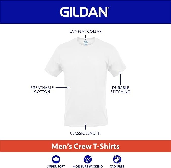 Men'S Crew T-Shirts, Multipack, Style G1100 gallery