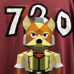 asspizza Star Fox McCloud Super Smash Bros 64 N64 Revived 47 Tee Size Medium