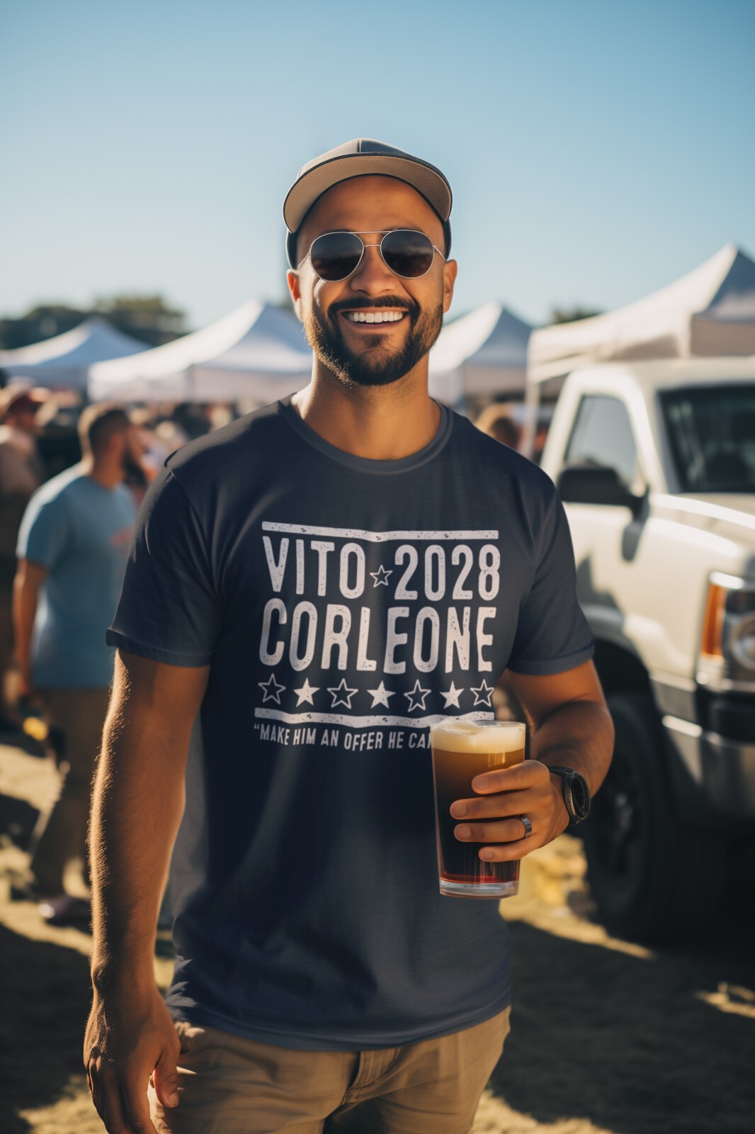 Vito Corleone 2028 Election funny italy godfather movie Xs-5x Unisex Soft Tshirt gallery
