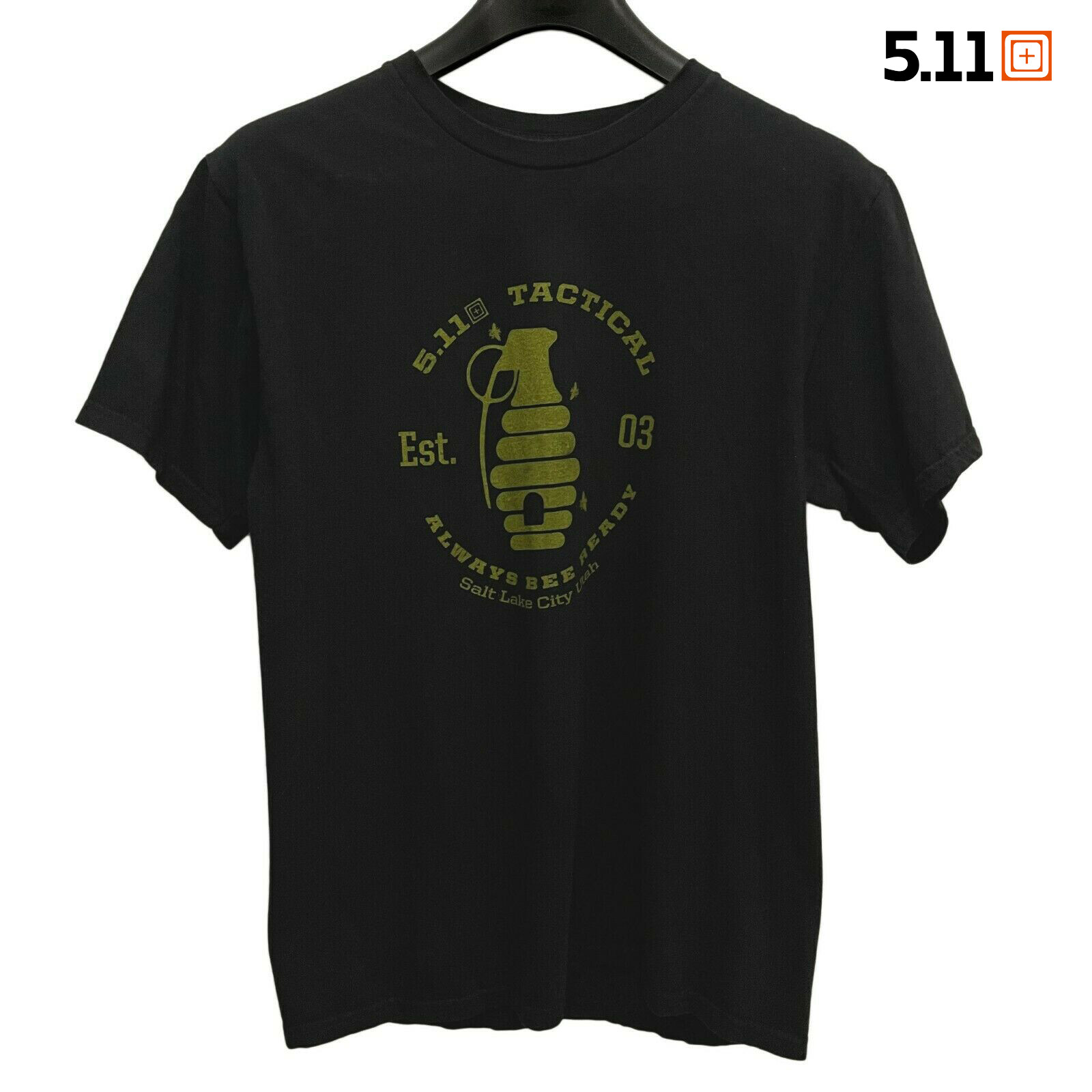 5.11 Tactical Shirt Sz Medium Beehive Grenade “Always Bee Ready” Salt Lake City