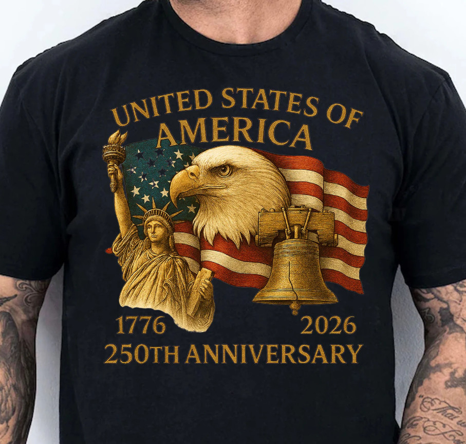 250 Years Anniversary USA T-Shirt Cotton Unisex Gift New
