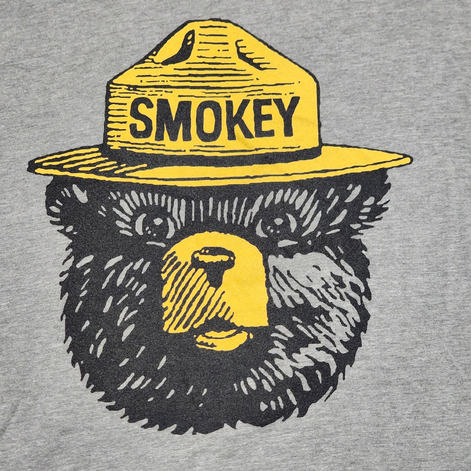 Filson Smokey The Bear Men's XL Grey Shirt Prevent Forest Fires Alaska Outfitter gallery