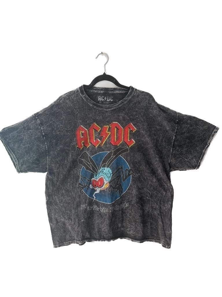 AC/DC Fly on the Wall 1985 Tour T-Shirt Acid Wash Graphics gallery