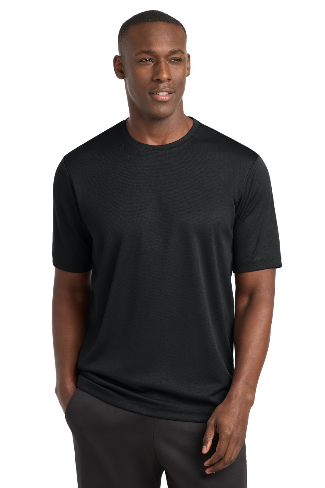 ST340 Sport-Tek® PosiCharge® RacerMesh® Tee BLACK 3XL 10-25 gallery