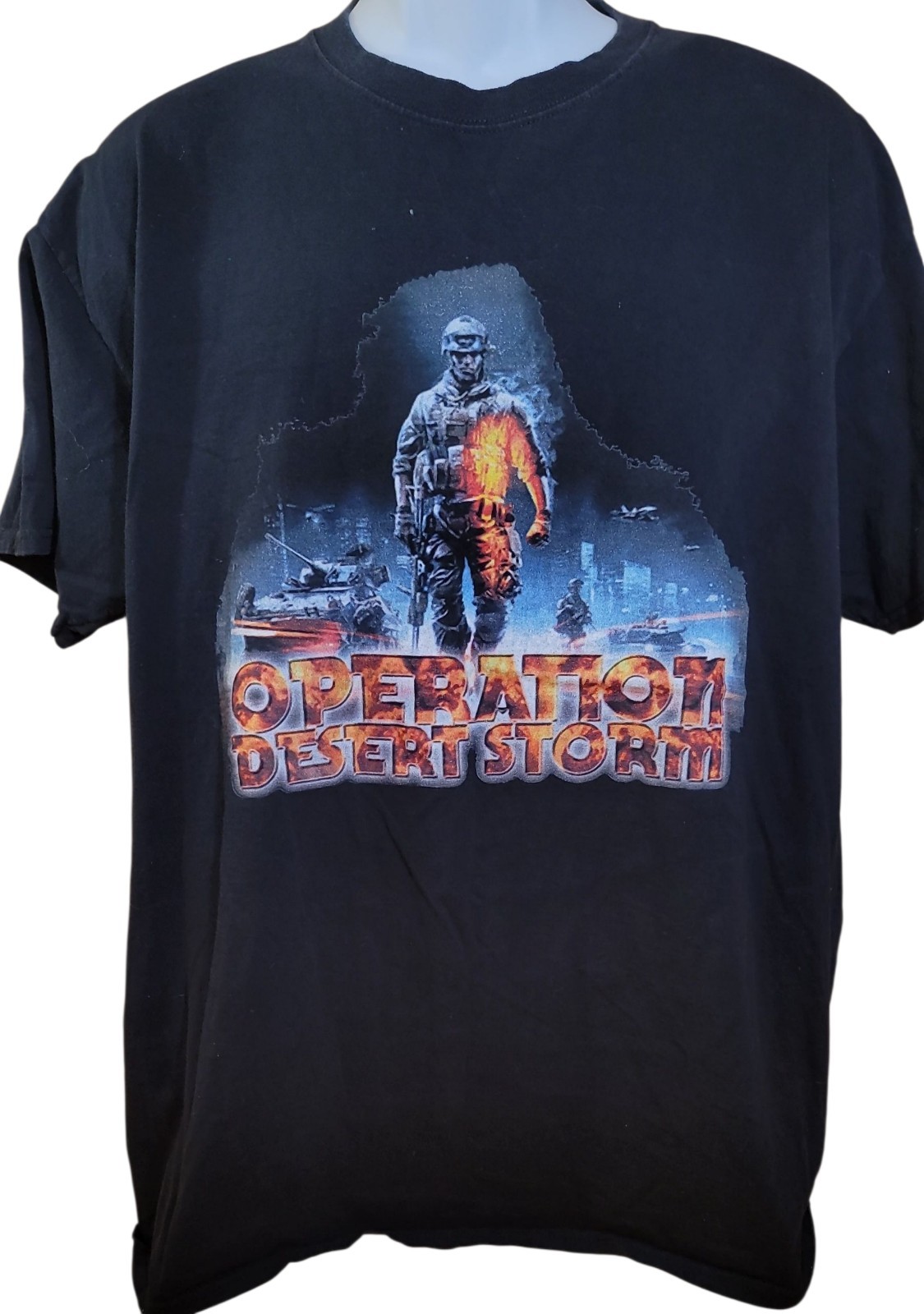Operation Desert Storm Vintage Fruit Of The Loom Mens XL T-Shirt gallery