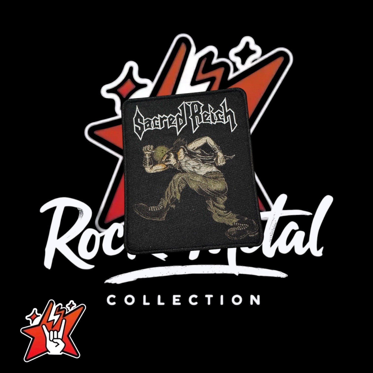 Sacred Reich Official Exclusiv Woven Patches Black Sabbath Judas Priest Slayer gallery