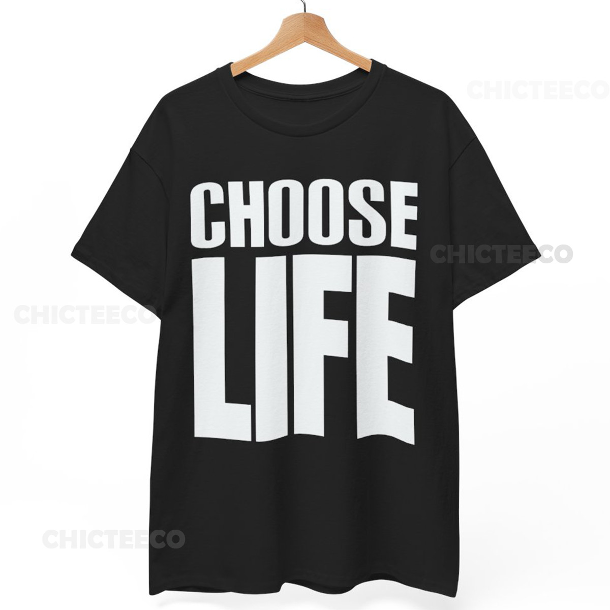 CHOOSE LIFE T Shirt Wham George Michael Retro 80s Fancy Dress Unisex Tee gallery