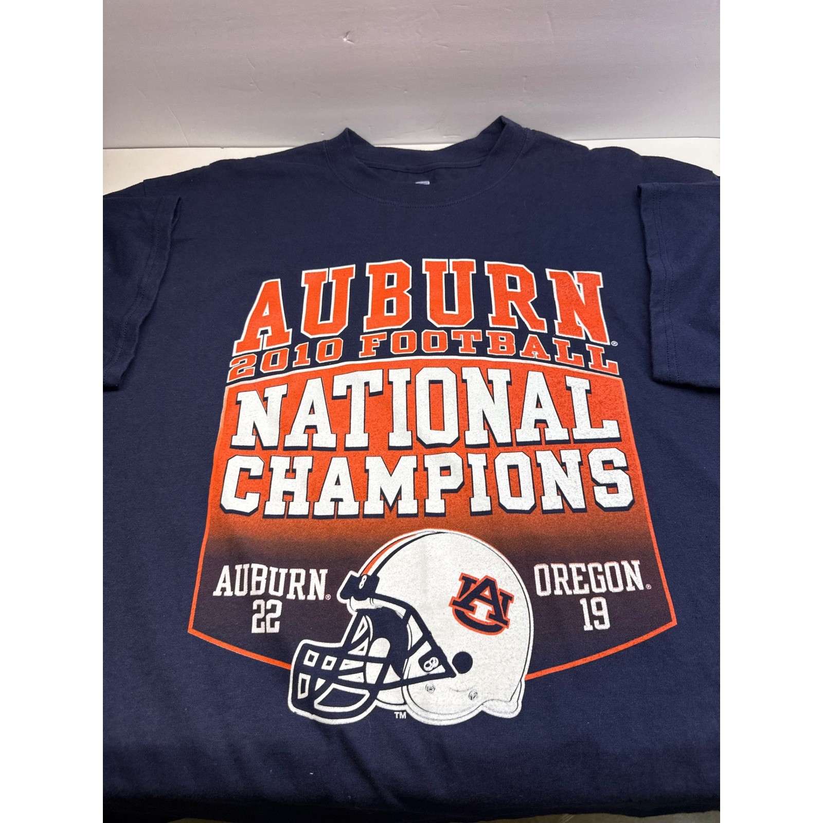 Soffe Mens Auburn 2010 Football National Champions T-Shirt Navy Blue XL gallery
