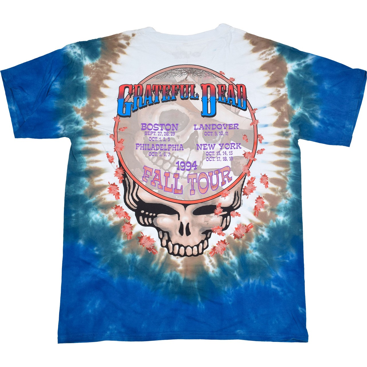 [Limited Edition] Vintage Grateful Dead Banjo Tie-Dye T-Shirt Liquid Blue gallery