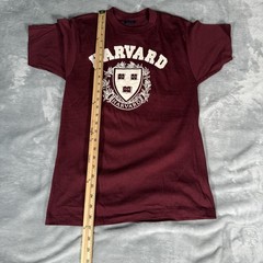 Vintage Harvard University Paper Thin T Shirt Mens M (Fits XS) Lightweight 80s