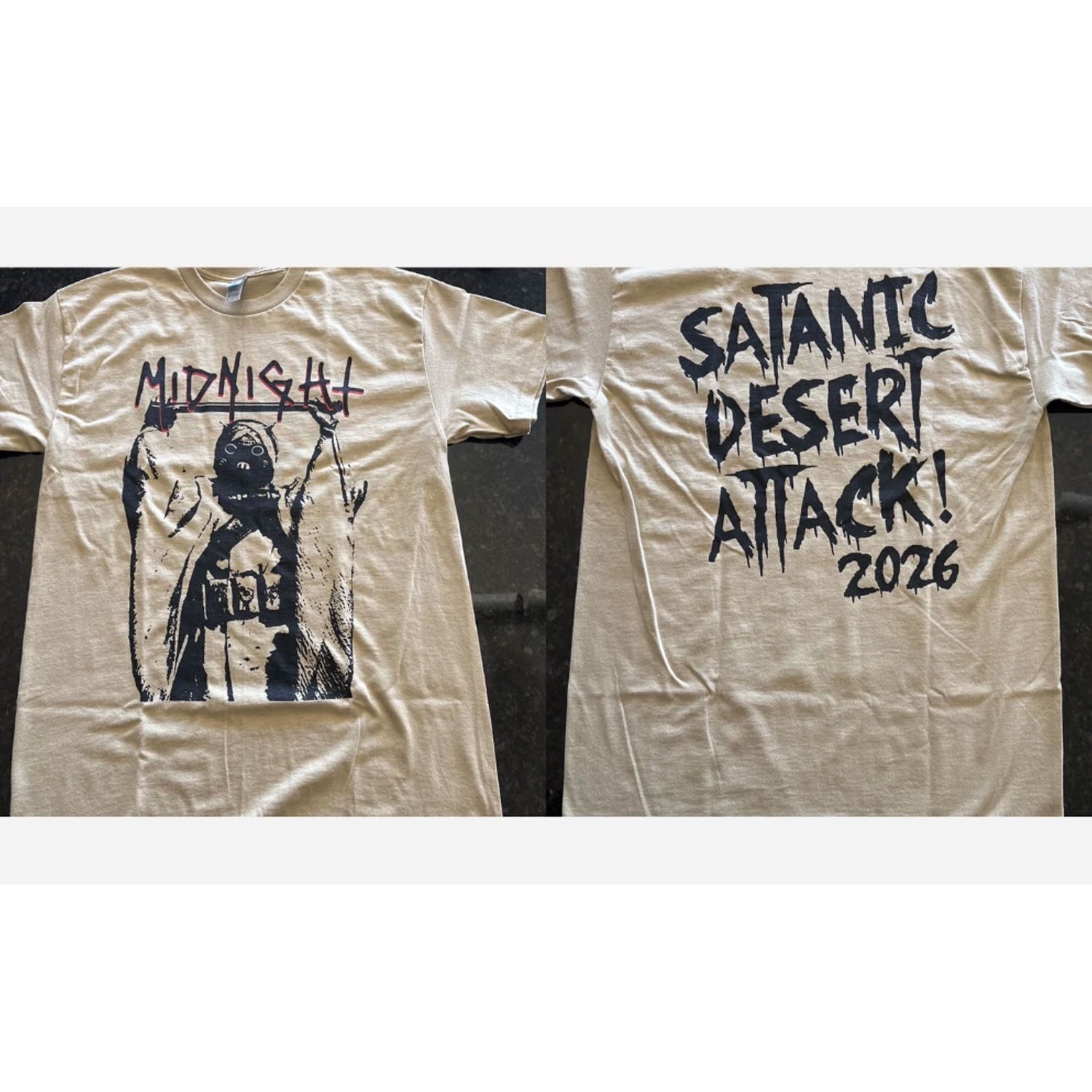 SALE! MIDNIGHT BAND Mesa AZ 1/15/26 Limited Reprint T-shirt All Size