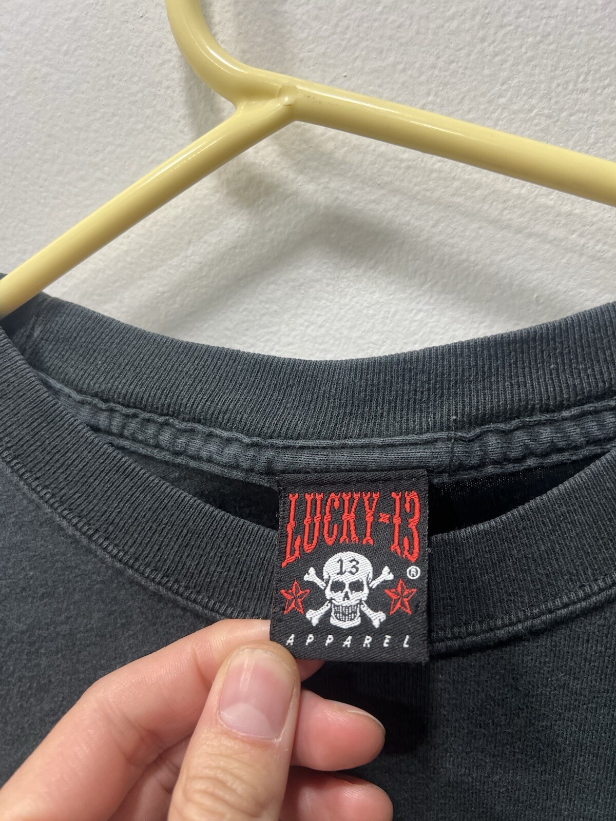 lucky 13 vintage Tshirt Faded black ( See Measurements) Fader gallery
