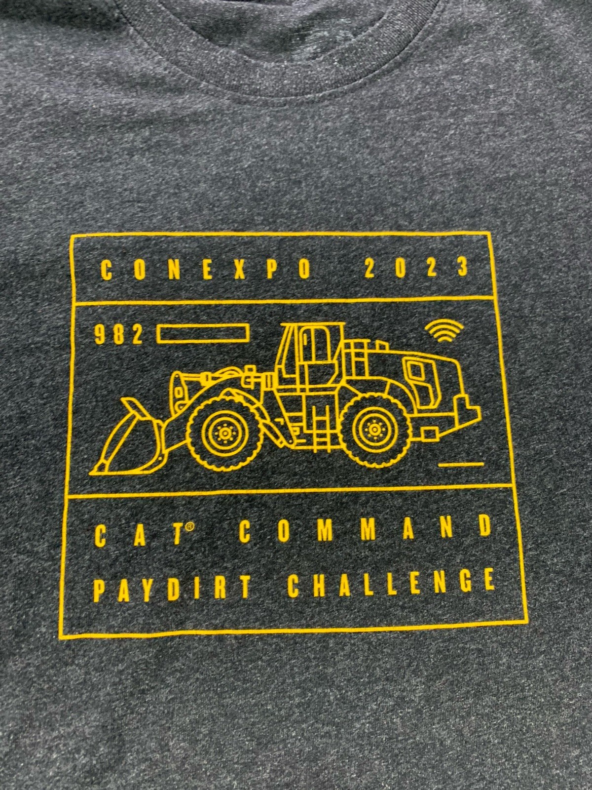 District Re-Tee T-shirt Mens XXL Charcoal Crew Neck gallery