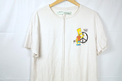 Off-White Virgil Abloh T-Shirt Graphic Tee Bart Simpson