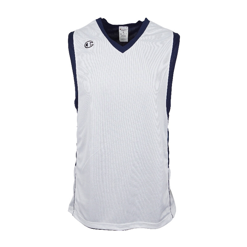 CHAMPION PERFORMANCE MENS V NECK ATHLETIC REVERSIBLE TANK WINE WHITE gallery