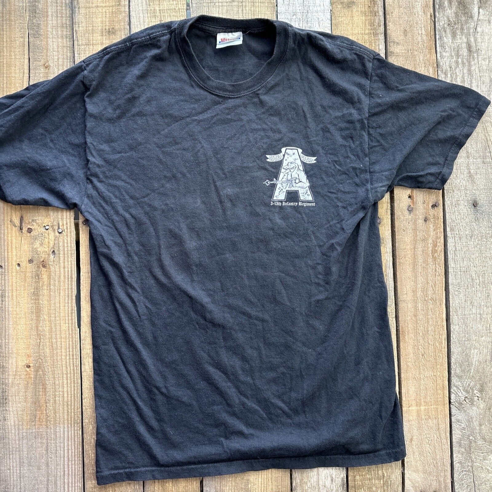 Alpha Gators 3-13th Infantry Regiment Mens T-Shirt Size M gallery
