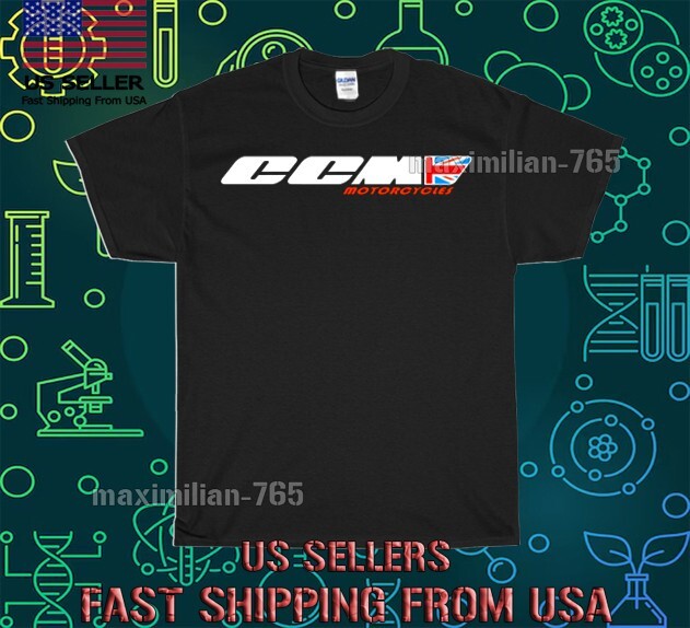 NEW SHIRT CCM MOTORCYCLE HOCKEY EQUIPMENT RACING LOGO T-SHIRT SIZE FUNNY S-5XL gallery