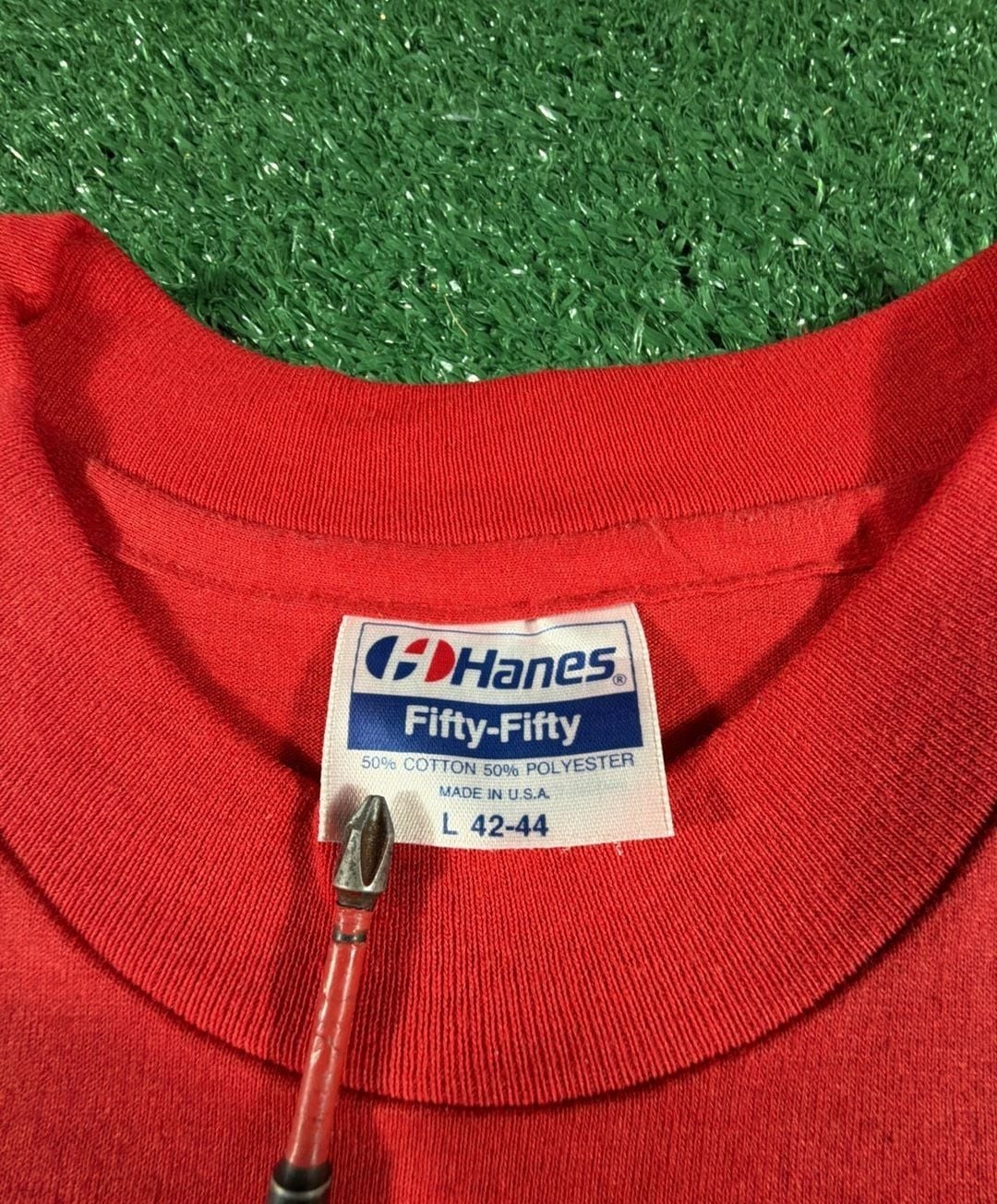 Vintage 80s Hanes Fifty-Fifty Riyadh camel Graphic T-Shirt gallery