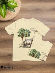 Brachiosaurus Gentle Giant Comfort Tee Dinosaur Shirt Men Women