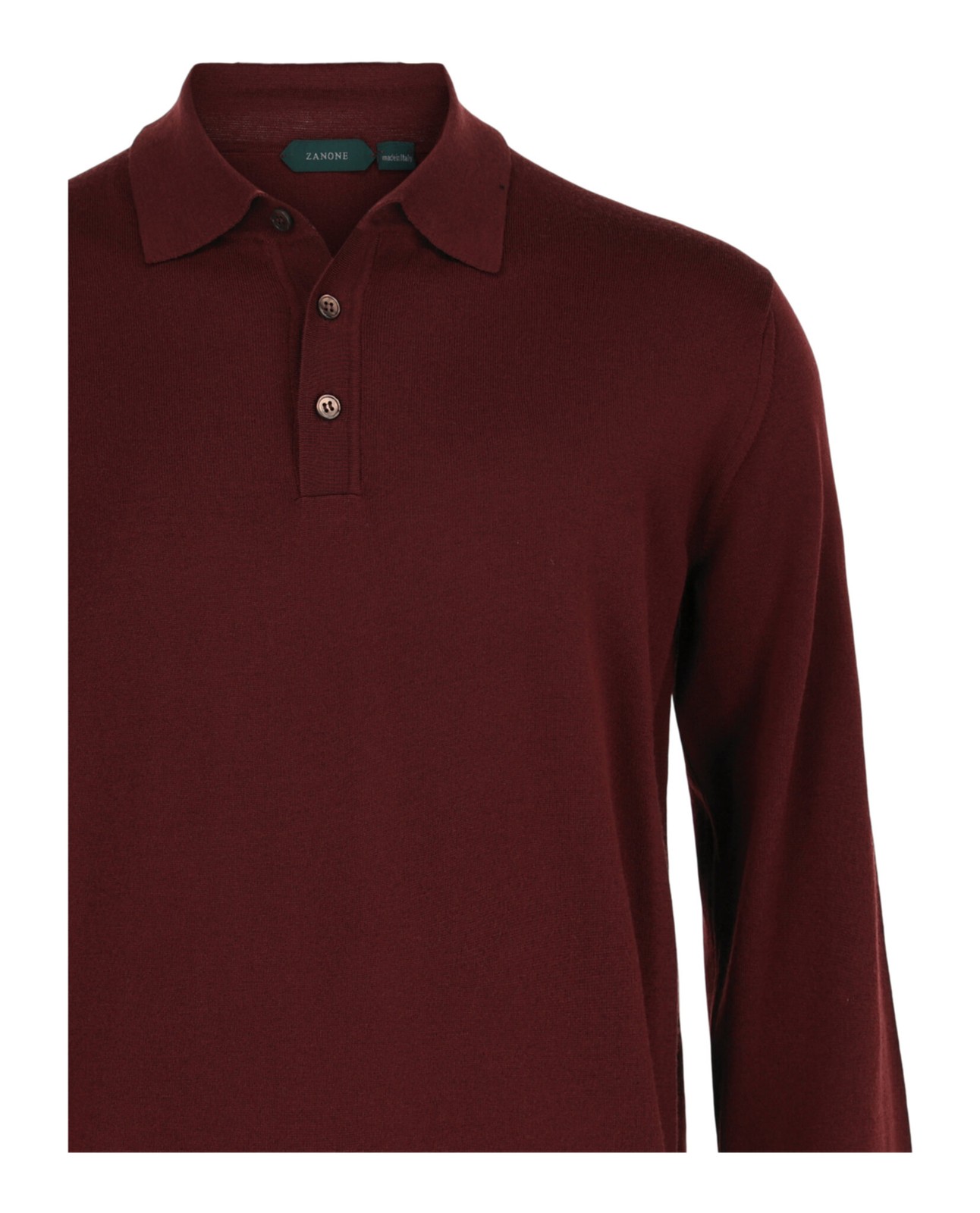 Slowear Mens Zanone Flex Wool Slim-Fit Polo gallery