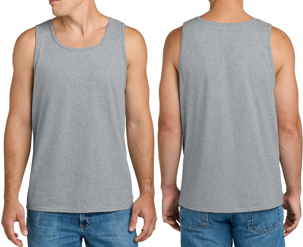 Mens Jerzees Classic 100% Soft Cotton Tank Top Sleeveless Tee Gym S-3XL NEW!