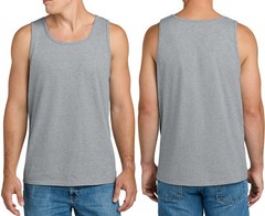 Mens Jerzees Classic 100% Soft Cotton Tank Top Sleeveless Tee Gym S-3XL NEW!