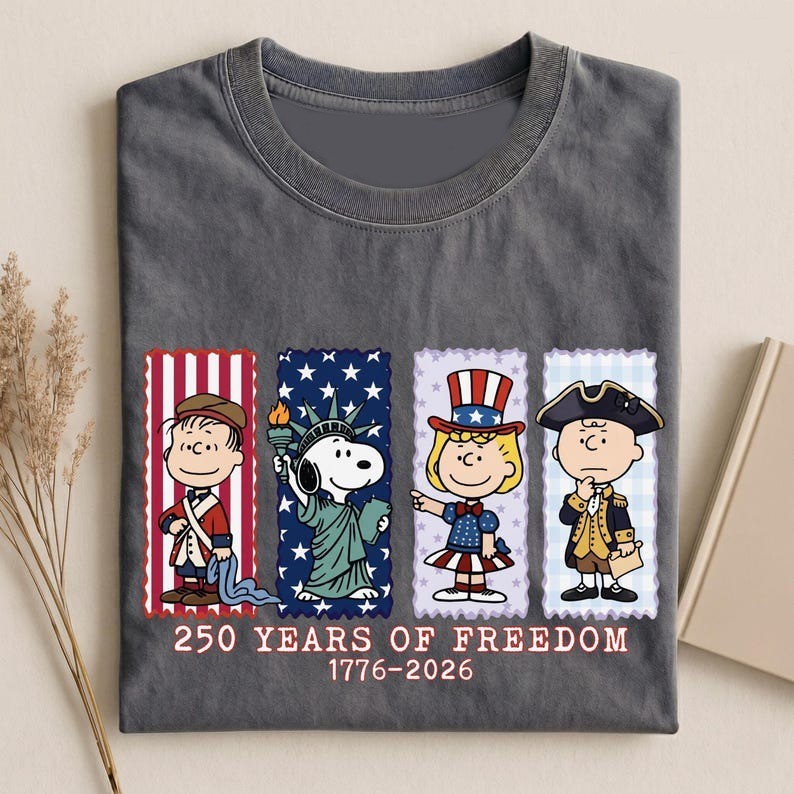 America 250th Anniversary Shirt, Patriotic Snoopy Tee, Retro American Shirt gallery